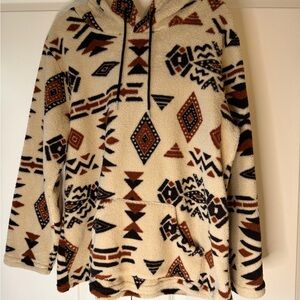 Aztec Patterned Hoodie